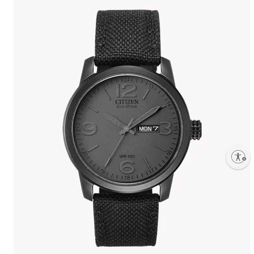 Citizen Black Stainless Steel Watch